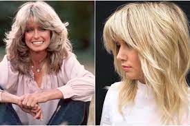 Jane Fonda and the trendy 70s fringe hairstyle