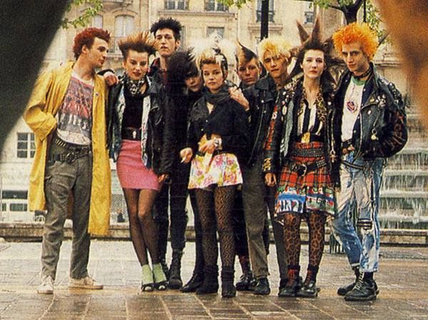A group of punks standing together