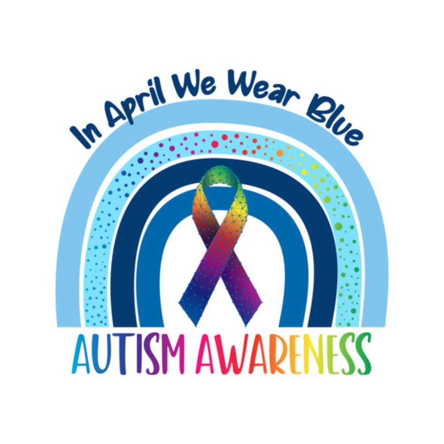 The entire month of April people around the world wear blue to support those with Autism.