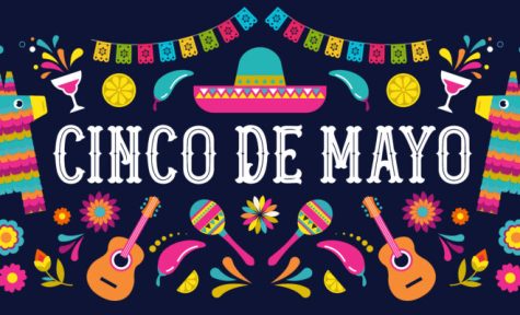 Cinco de Mayo - May 5, federal holiday in Mexico. Fiesta banner template and poster design with flags, flowers, decorations